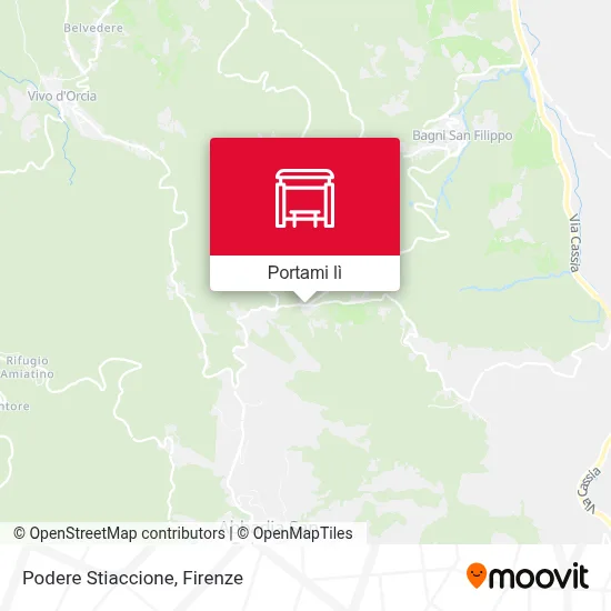 Mappa Podere Stiaccione