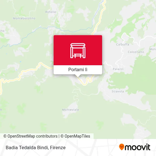 Mappa Badia Tedalda Bindi
