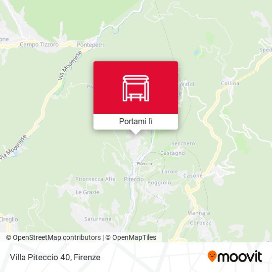 Mappa Villa Piteccio 40