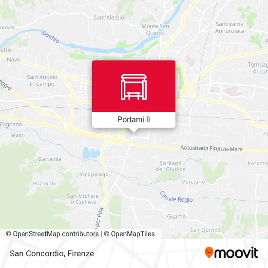 Mappa San Concordio