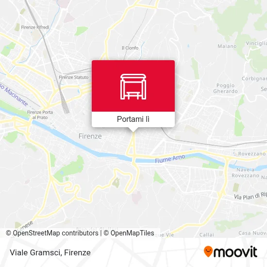 Mappa Viale Gramsci