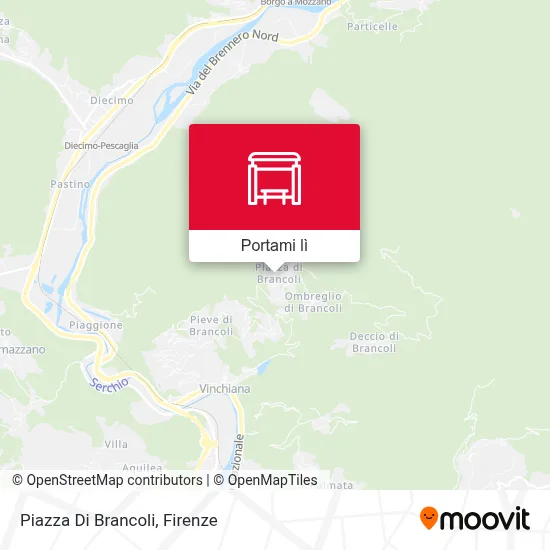 Mappa Piazza Di Brancoli