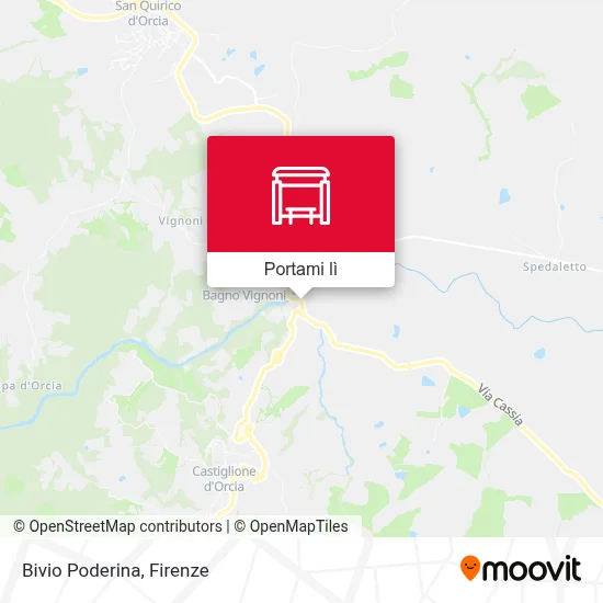 Mappa Bivio Poderina