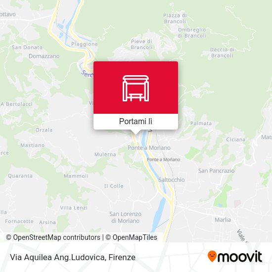 Mappa Via Aquilea Ang.Ludovica