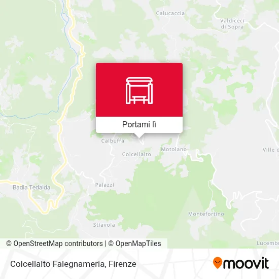 Mappa Colcellalto Falegnameria