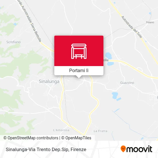 Mappa Sinalunga-Via Trento Dep.Sip