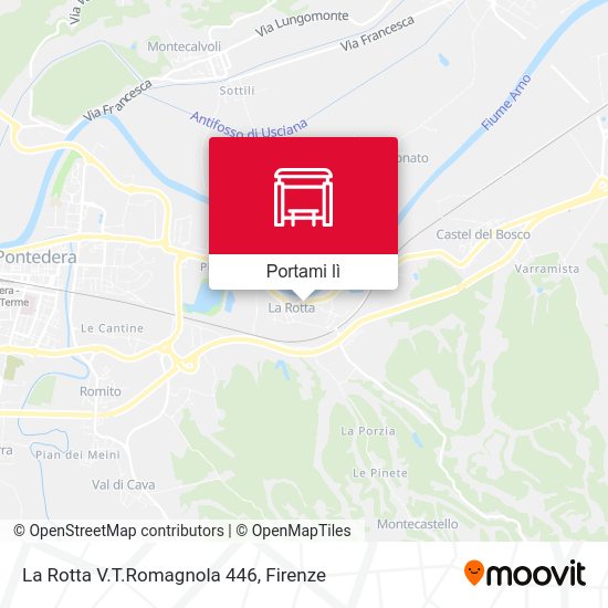 Mappa La Rotta V.T.Romagnola 446