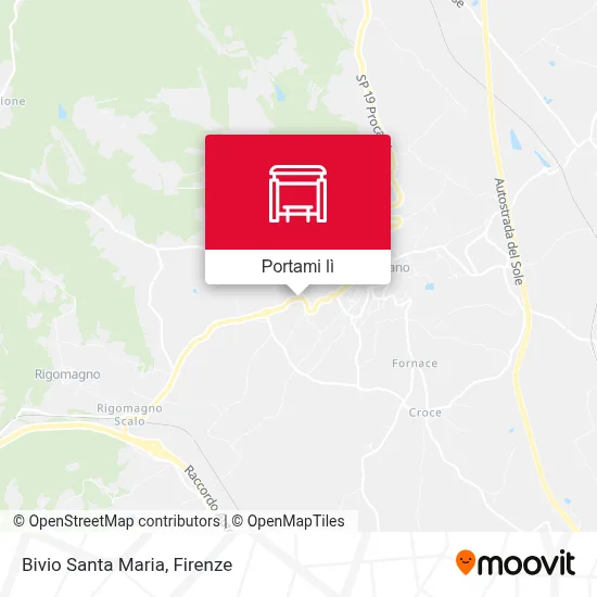 Mappa Bivio Santa Maria