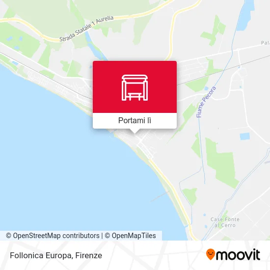 Mappa Follonica Europa