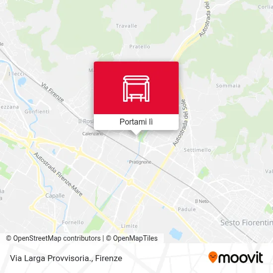 Mappa Via Larga Provvisoria.