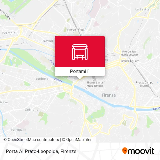 Mappa Porta Al Prato-Leopolda