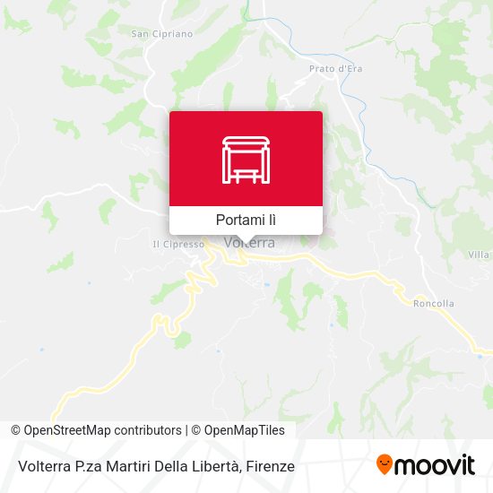 Mappa Volterra P.za Martiri Della Libertà