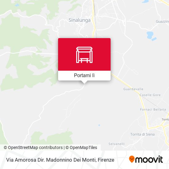 Mappa Via Amorosa Dir. Madonnino Dei Monti