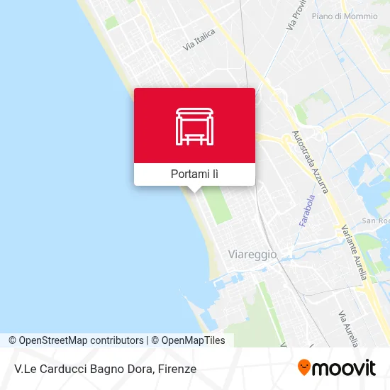 Mappa V.Le Carducci Bagno Dora