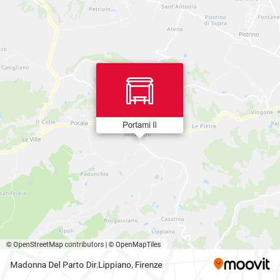 Mappa Madonna Del Parto Dir.Lippiano