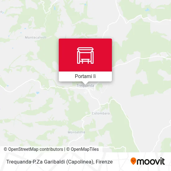 Mappa Trequanda-P.Za Garibaldi (Capolinea)