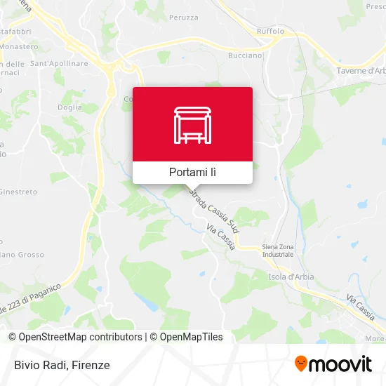 Mappa Bivio Radi