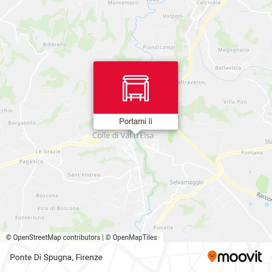 Mappa Ponte Di Spugna