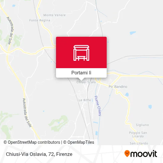 Mappa Chiusi-Via Oslavia, 72