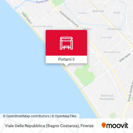 Mappa Viale Della Repubblica (Bagno Costanza)