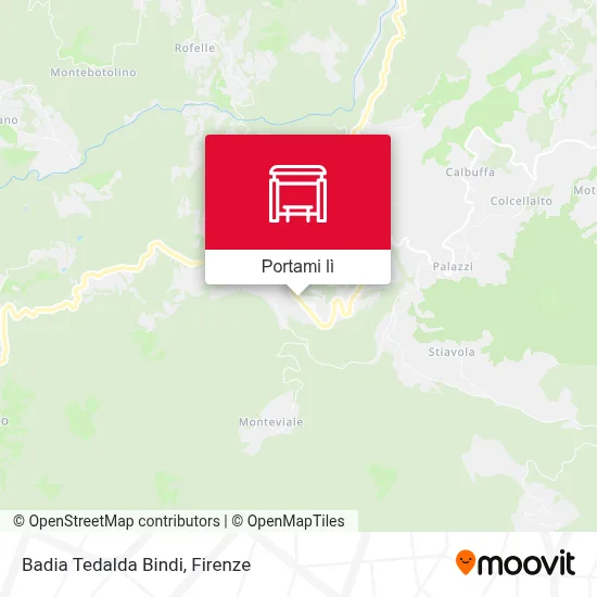 Mappa Badia Tedalda Bindi