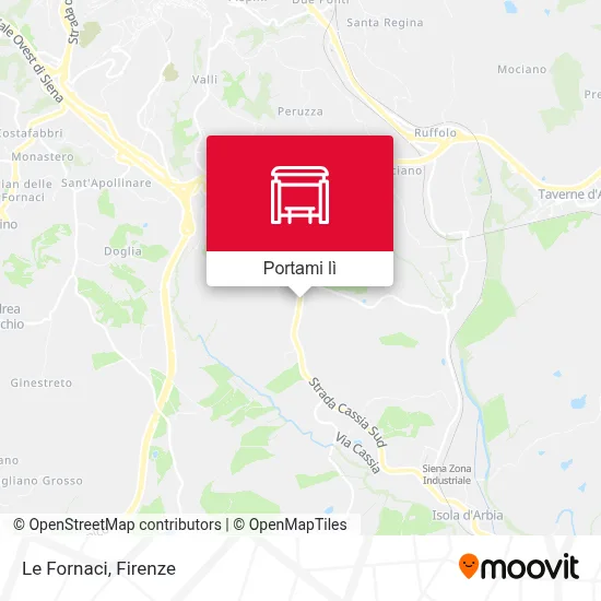 Mappa Le Fornaci