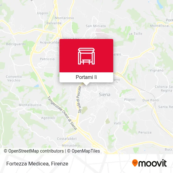 Mappa Fortezza Medicea
