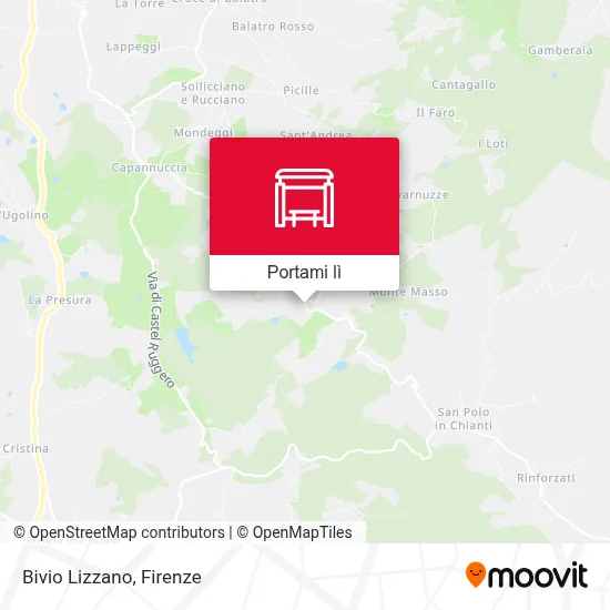 Mappa Bivio Lizzano