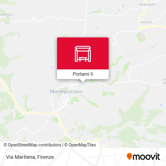 Mappa Via Martiena