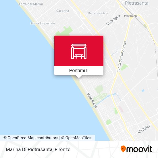 Mappa Marina Di Pietrasanta