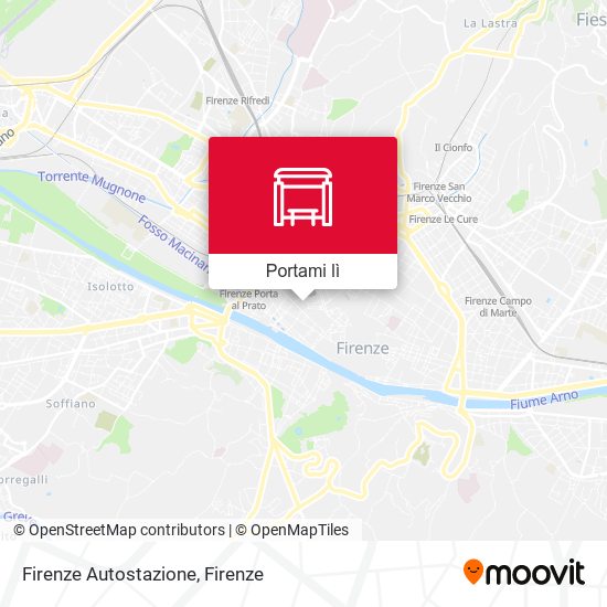 Mappa Firenze Autostazione