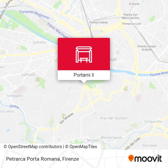 Mappa Petrarca Porta Romana