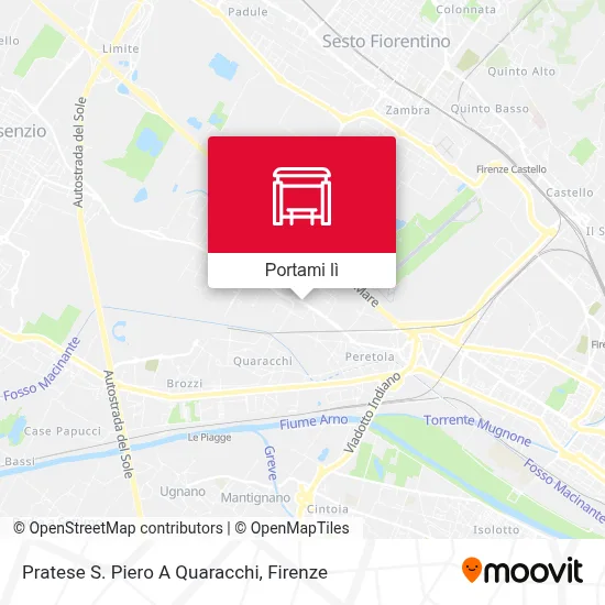 Mappa Pratese S. Piero A Quaracchi