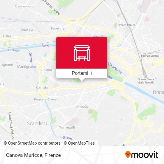 Mappa Canova Muricce