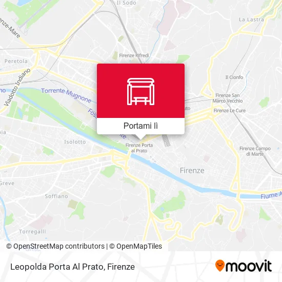 Mappa Leopolda Porta Al Prato