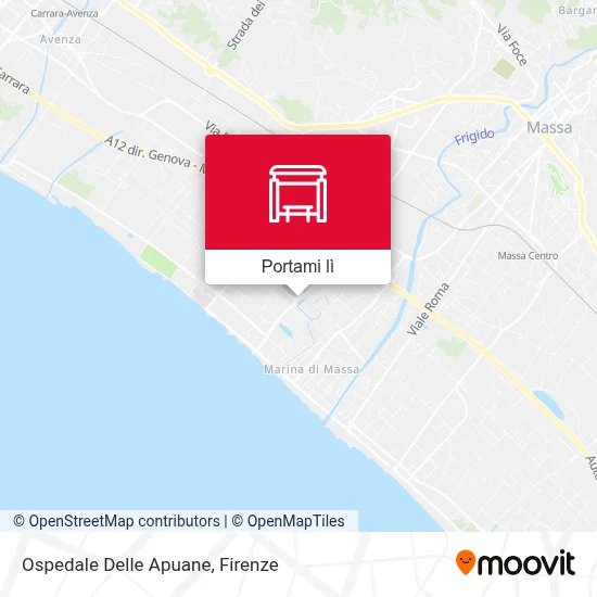 Mappa Ospedale Delle Apuane