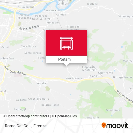 Mappa Roma Dei Colli