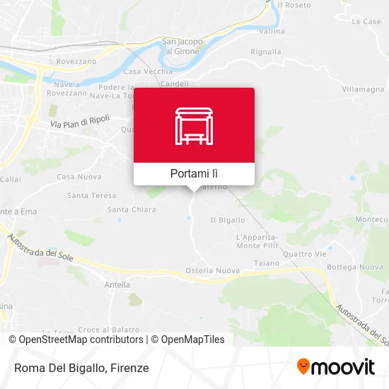 Mappa Roma Del Bigallo