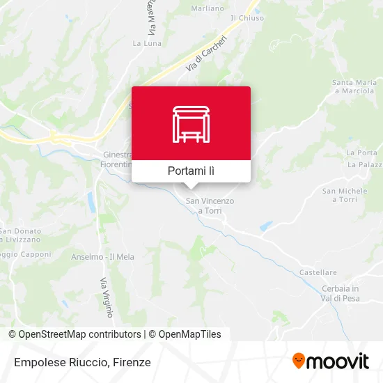 Mappa Empolese Riuccio