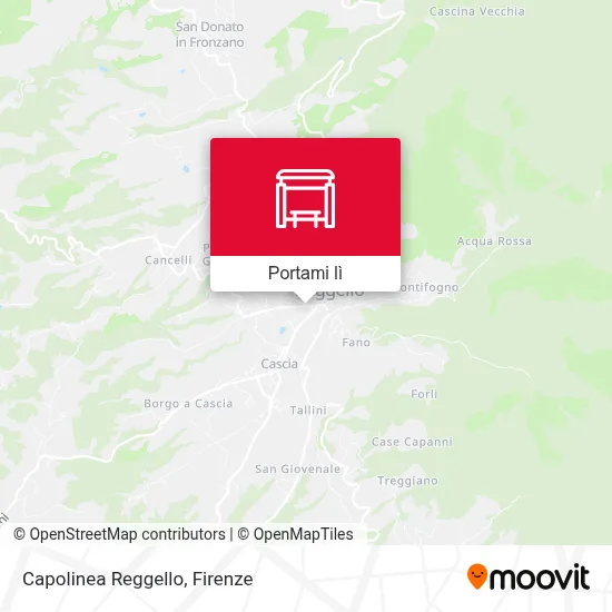 Mappa Capolinea Reggello