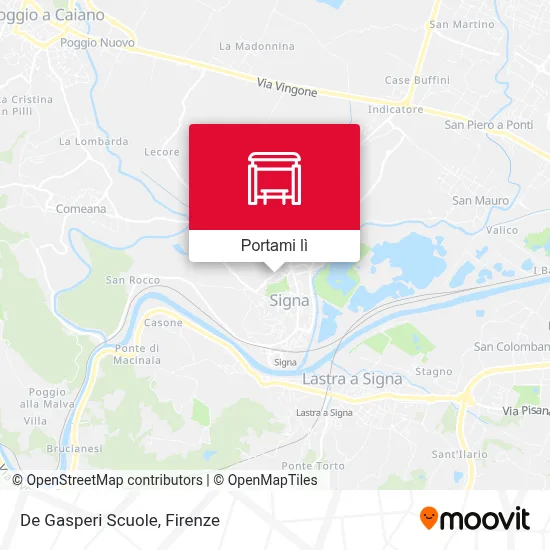 Mappa De Gasperi Scuole