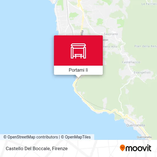 Mappa Castello Del Boccale