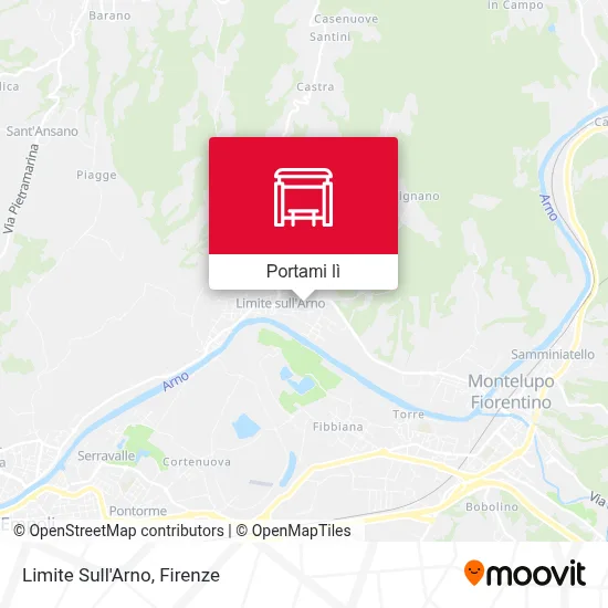 Mappa Limite Sull'Arno