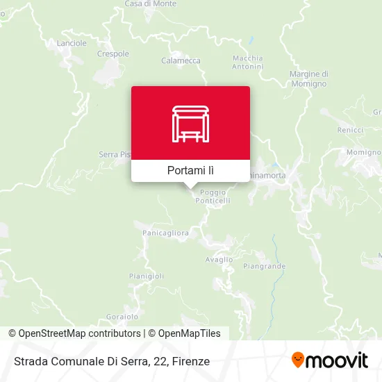 Mappa Strada Comunale Di Serra, 22