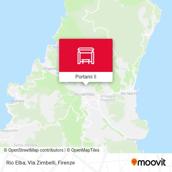 Mappa Rio Elba, Via Zimbelli