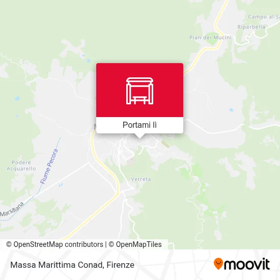 Mappa Massa Marittima Conad