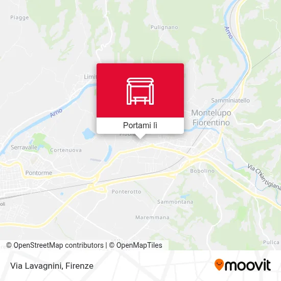 Mappa Via Lavagnini