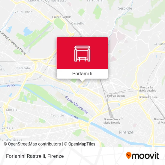 Mappa Forlanini Rastrelli