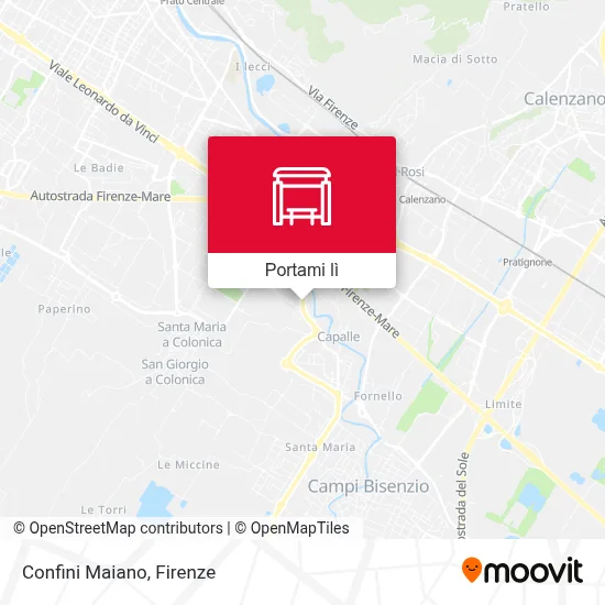 Mappa Confini Maiano