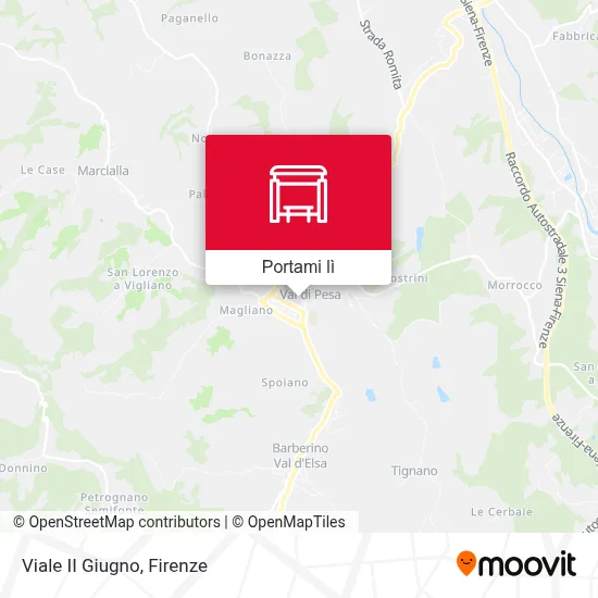 Mappa Viale II Giugno